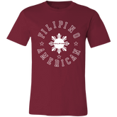 Filipino American White Sun Unisex Jersey T-Shirt